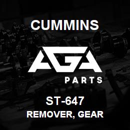 ST-647 Cummins REMOVER, GEAR | AGA Parts