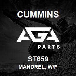 ST659 Cummins Mandrel, W/P | AGA Parts