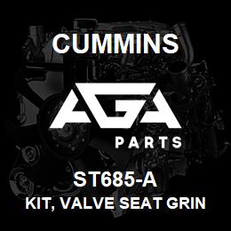 ST685-A Cummins Kit, Valve Seat Grinding | AGA Parts