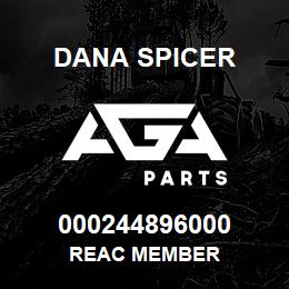 000244896000 Dana REAC MEMBER | AGA Parts