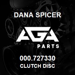 000.727330 Dana CLUTCH DISC | AGA Parts