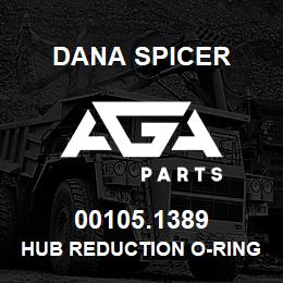 00105.1389 Dana HUB REDUCTION O-RING, STEERING, FRONT AXLE | AGA Parts