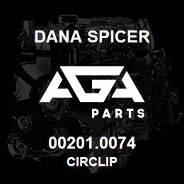00201.0074 Dana CIRCLIP | AGA Parts