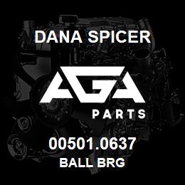 00501.0637 Dana BALL BRG | AGA Parts