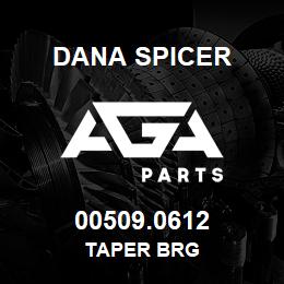 00509.0612 Dana TAPER BRG | AGA Parts