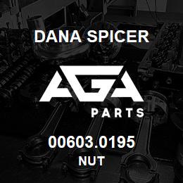 00603.0195 Dana NUT | AGA Parts