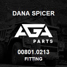 00801.0213 Dana FITTING | AGA Parts