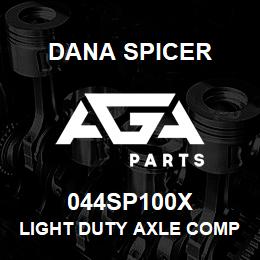 044SP100X Dana LIGHT DUTY AXLE COMPONENT | AGA Parts