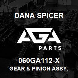 060GA112-X Dana GEAR & PINION ASSY, BEVEL | AGA Parts