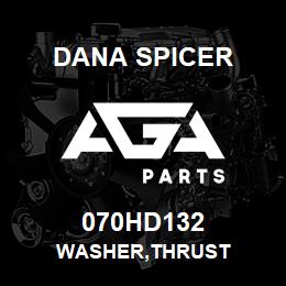070HD132 Dana WASHER,THRUST | AGA Parts