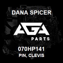 070HP141 Dana PIN, CLEVIS | AGA Parts