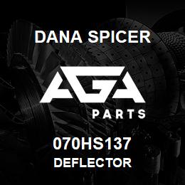 070HS137 Dana DEFLECTOR | AGA Parts