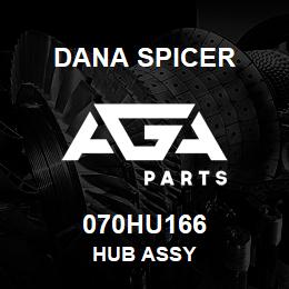 070HU166 Dana HUB ASSY | AGA Parts