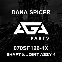 070SF126-1X Dana SHAFT & JOINT ASSY 4493 LONG | AGA Parts