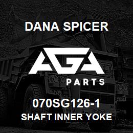 070SG126-1 Dana SHAFT INNER YOKE | AGA Parts