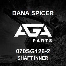 070SG126-2 Dana SHAFT INNER | AGA Parts