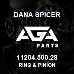 11204.500.28 Dana RING & PINION | AGA Parts