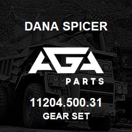 11204.500.31 Dana GEAR SET | AGA Parts