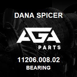 11206.008.02 Dana BEARING | AGA Parts