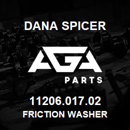 11206.017.02 Dana FRICTION WASHER | AGA Parts