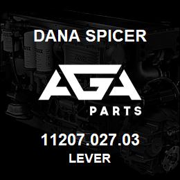 11207.027.03 Dana LEVER | AGA Parts
