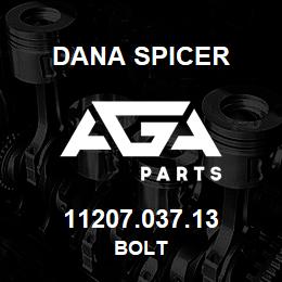 11207.037.13 Dana BOLT | AGA Parts