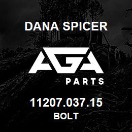 11207.037.15 Dana BOLT | AGA Parts