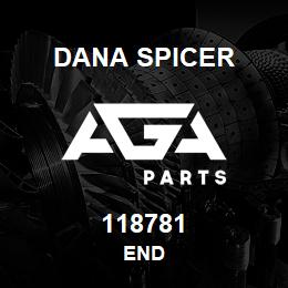 118781 Dana END | AGA Parts