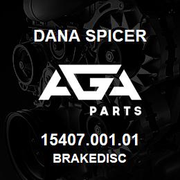 15407.001.01 Dana BRAKEDISC | AGA Parts