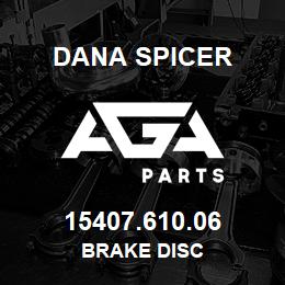 15407.610.06 Dana BRAKE DISC | AGA Parts