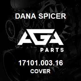 17101.003.16 Dana COVER | AGA Parts