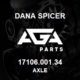17106.001.34 Dana AXLE | AGA Parts