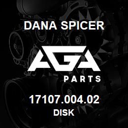 17107.004.02 Dana DISK | AGA Parts