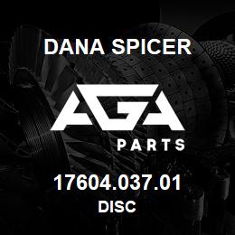 17604.037.01 Dana DISC | AGA Parts