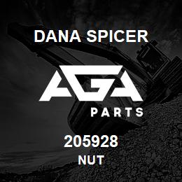 205928 Dana NUT | AGA Parts
