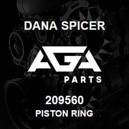 209560 Dana PISTON RING | AGA Parts