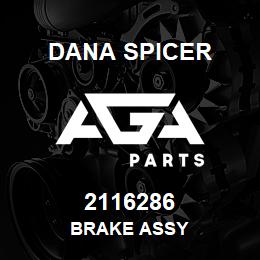 2116286 Dana BRAKE ASSY | AGA Parts