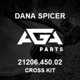 21206.450.02 Dana CROSS KIT | AGA Parts