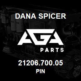 21206.700.05 Dana PIN | AGA Parts