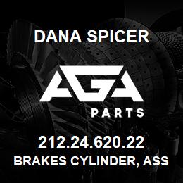 212.24.620.22 Dana BRAKES CYLINDER, ASSEMBLY, ARMS, FRONT AXLE | AGA Parts