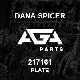 217161 Dana PLATE | AGA Parts