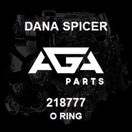 218777 Dana O RING | AGA Parts