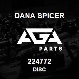 224772 Dana DISC | AGA Parts