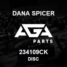 234109CK Dana DISC | AGA Parts