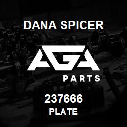237666 Dana PLATE | AGA Parts