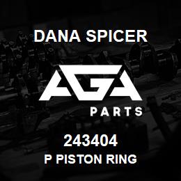 243404 Dana P PISTON RING | AGA Parts