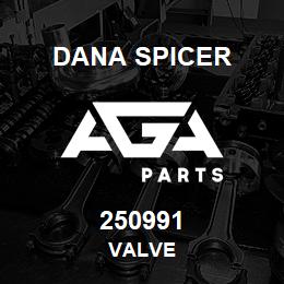 250991 Dana VALVE | AGA Parts