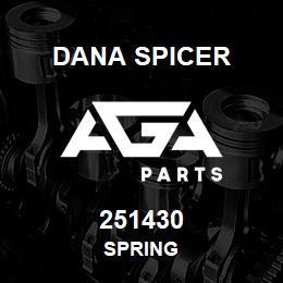 251430 Dana SPRING | AGA Parts