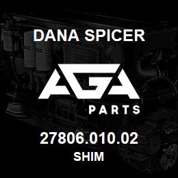 27806.010.02 Dana SHIM | AGA Parts