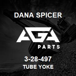 3-28-497 Dana TUBE YOKE | AGA Parts
